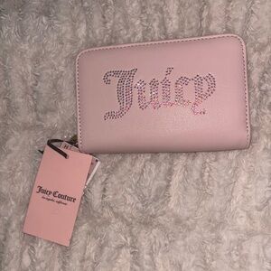 💕Juicy Couture Rhinestone Crystal Pink Wallet 💕